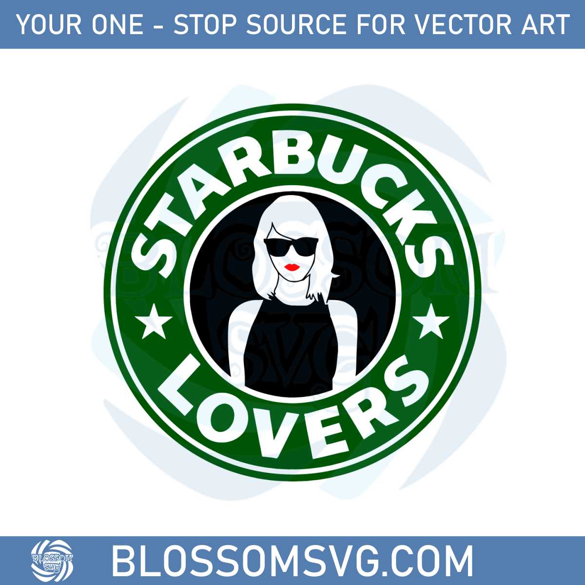 Swiftie Starbucks Lovers Logo SVG Graphic Designs Files