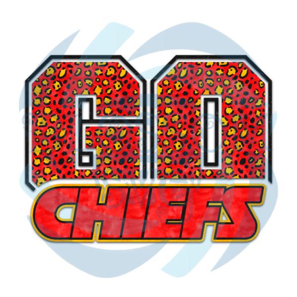 Leopard Pattern Go Kansas City Chiefs PNG CF090322001