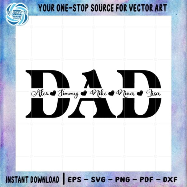 Dad SVG Cricut Fathers Day Cutting Files Designs