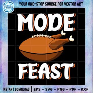 Mode Feast Thanksgiving Football SVG Files For Silhouette