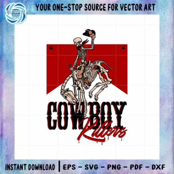 cowboy-killers-retro-cowboy-skeleton-svg-vector-cricut-files