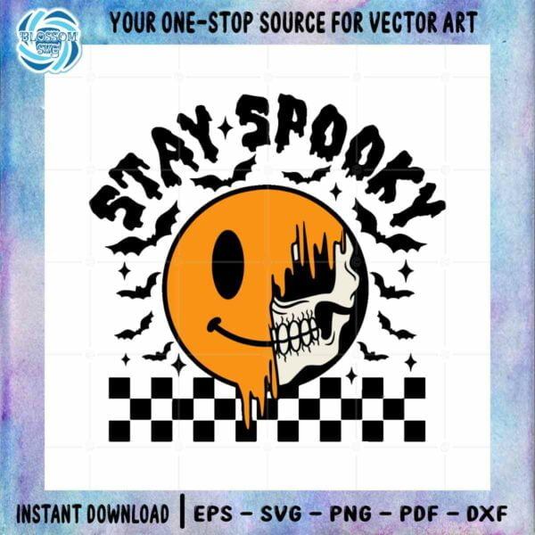 stay-spooky-horror-face-retro-svg-png