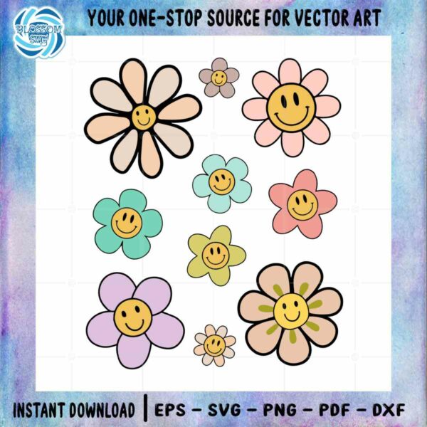 retro-happy-face-flowers-svg-best-graphic-designs-cutting-files
