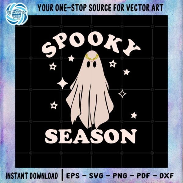 halloween-retro-ghost-floral-spooky-season-svg-graphic-designs-files