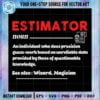 funny-quote-estimator-definition-vector-svg-files-silhouette-diy-craft