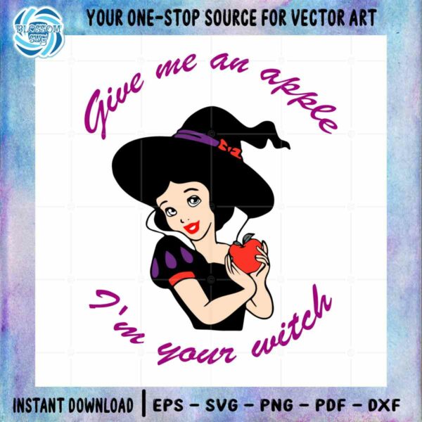 Snow White Witch Beautiful Halloween SVG Files