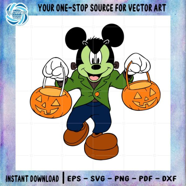 Halloween Mickey And Pumpkin Bag Spooky SVG for Cricut Sublimation Files