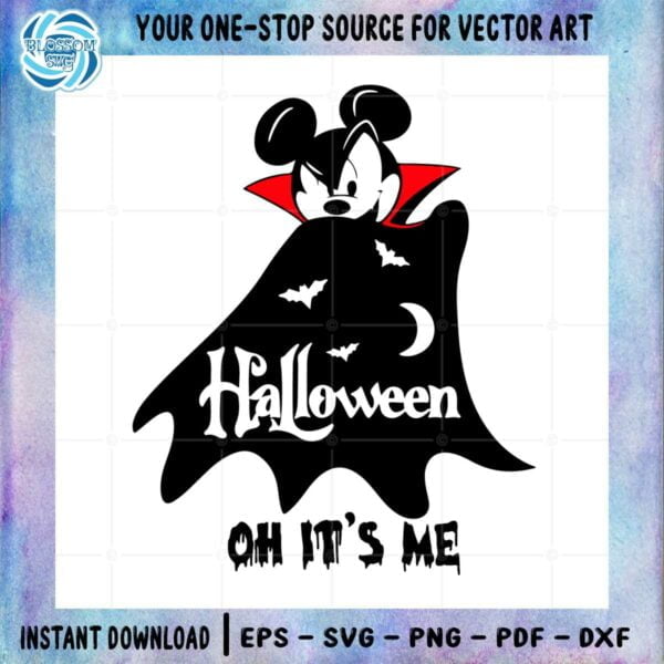 Halloween Mickey Vampire Spooky SVG Files for Cricut Sublimation Files