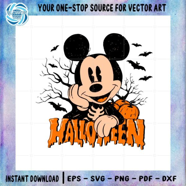 Funny Halloween Cute Mickey Mouse SVG for Cricut Sublimation Files