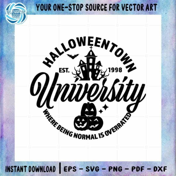 Halloweentown University Pumpkin Ghost SVG for Cricut Files