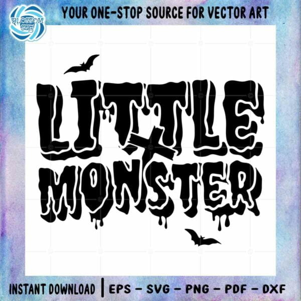 Halloween Mommy Little Monster Spooky SVG for Cricut Files