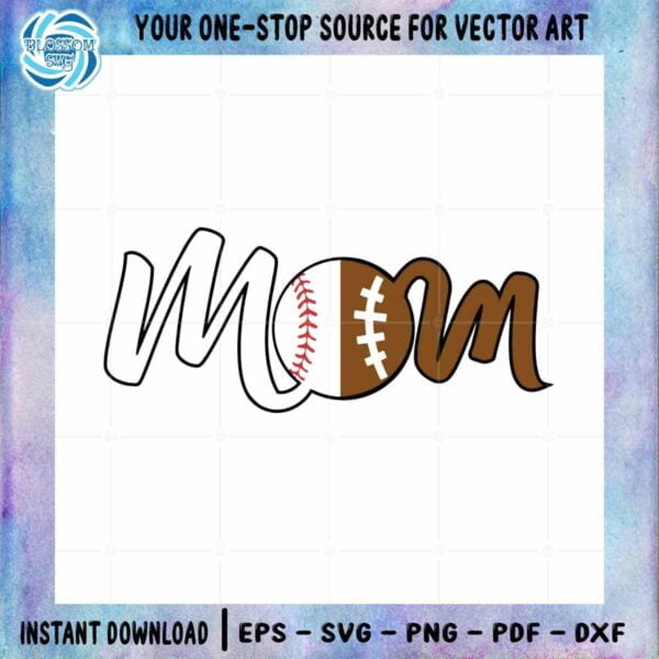 Baseball Mom Player Sport SVG Baseball Lover Best Design Cutting File