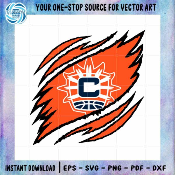 WNBA Connecticut Sun SVG Logo WNBA Champions Graphic Design File