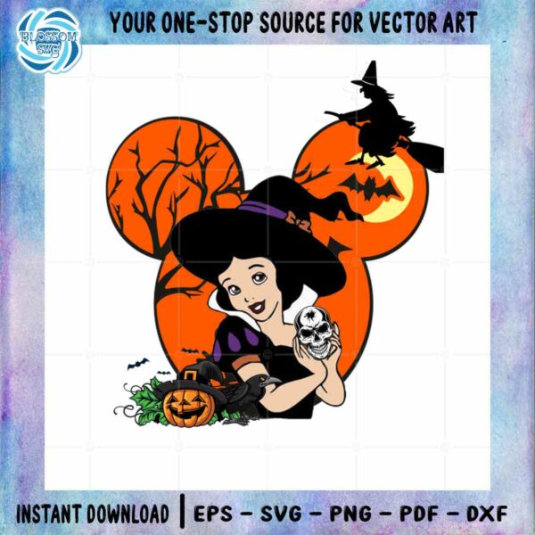 Snow White Witch Halloween Witchy PNG Sublimation Designs