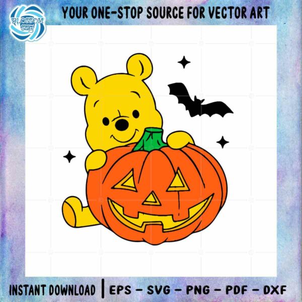 halloween-bat-pumpkin-bear-pooh-svg-for-cricut-sublimation-files