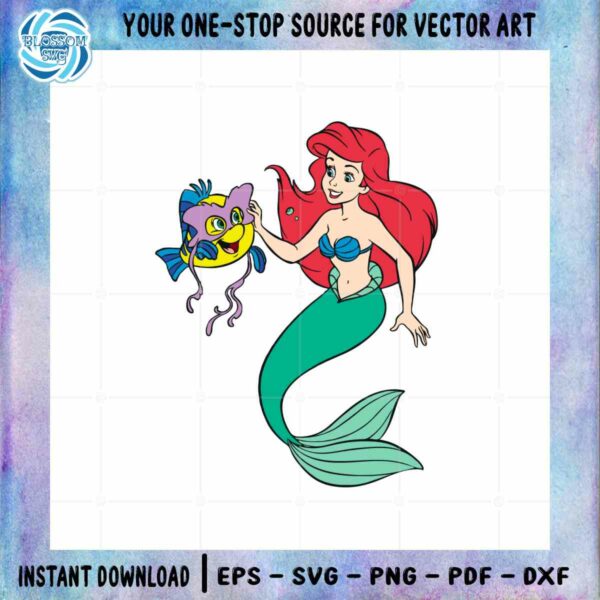 little-mermaid-flounder-dinsey-character-svg-for-cricut-sublimation-files