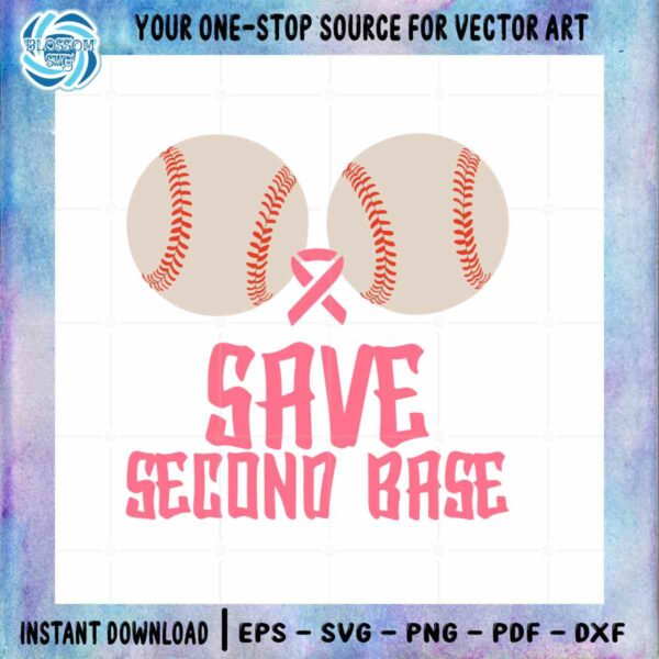 breast-cancer-baseball-svg-save-second-base-cutting-digital-file