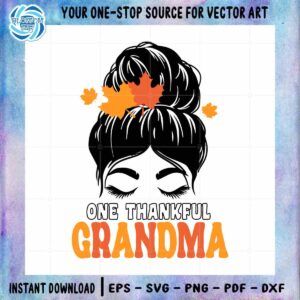 Hello Fall Season Thanksgiving Grandma SVG Graphic Designs Files