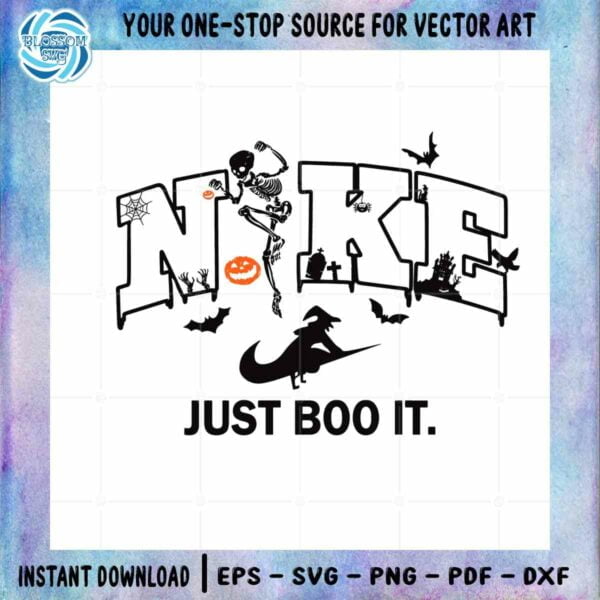 Nike Just Bo It Best SVG Halloween Witch Cutting Digital File