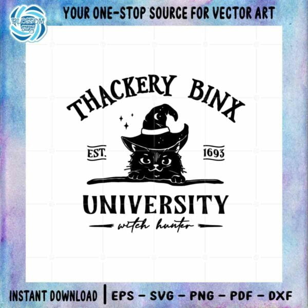 Thackery Binx University Witch Hunter SVG Cutting Digital File