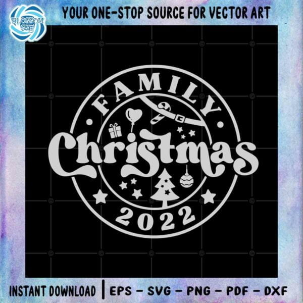 Family Christmas SVG Santa Reindeer Graphic Design Cutting File