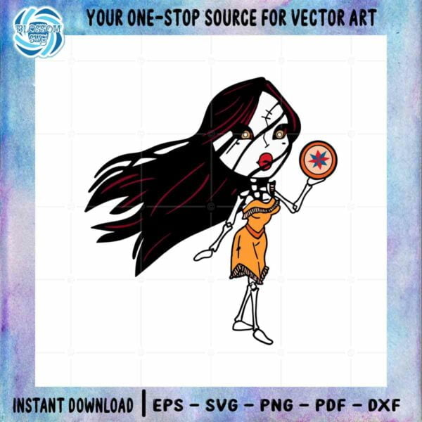 Pocahontas Disney Cosplay Halloween SVG for Cricut Sublimation Files