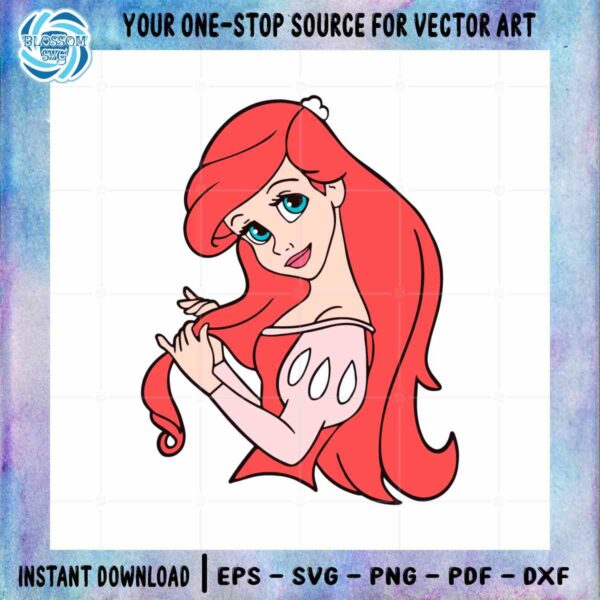 Disney Ariel Princess SVG The Little Mermaid Cutting Digital File