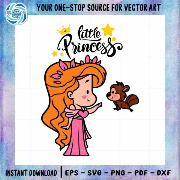 Little Princess Aurora SVG Sleeping Beauty Cutting Digital File