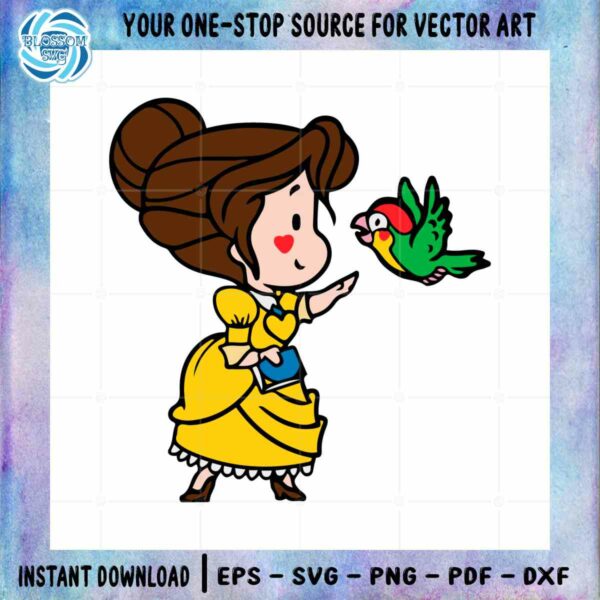 Baby Belle Disney SVG Beauty and the Beast Cutting Digital File