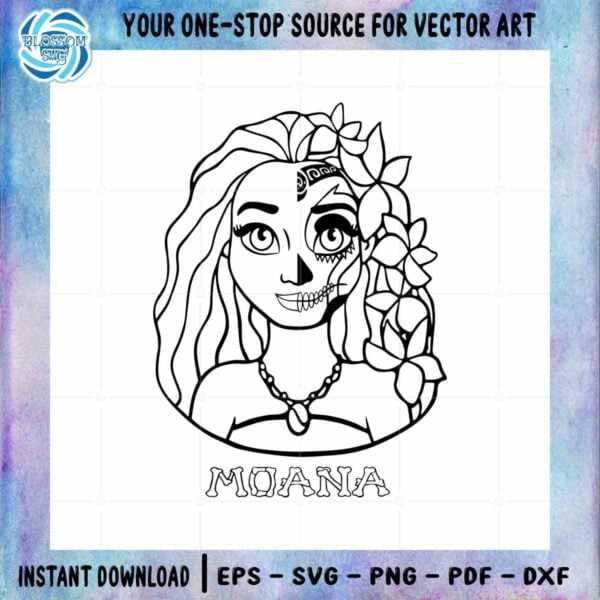 Moana Cosplay Sally SVG The Nightmare Before Christmas Cutting File