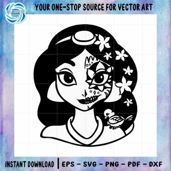 Jasmine Princess Scary Character Custom SVG Cutting Digital File
