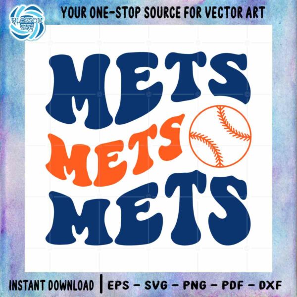 New York Mets MLB Baseball Team Best Design SVG Digital Files