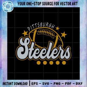 Pittsburgh Steelers NFL Team SVG Football Players File For Cricut
