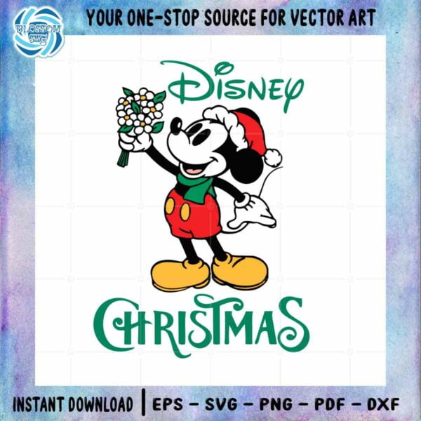Merry Christmas Disney Mickey SVG Files for Cricut Sublimation Files
