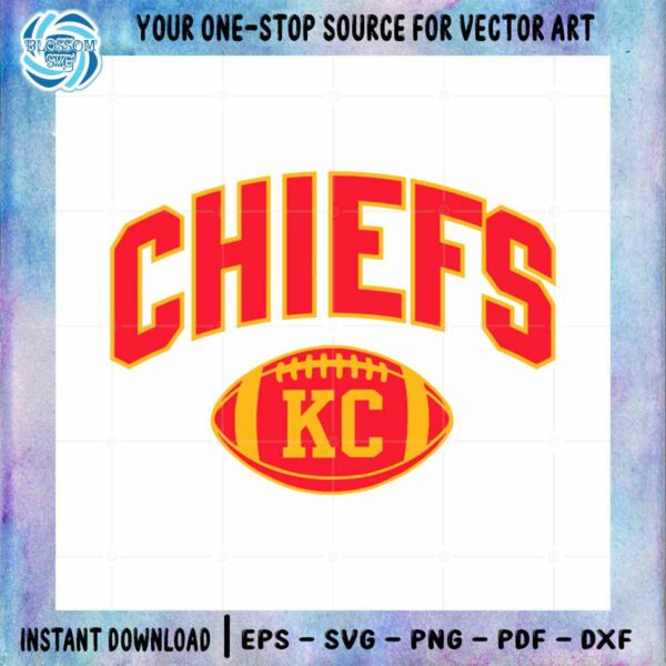 NFL KC Chiefs Football Team SVG Files for Cricut Sublimation Files