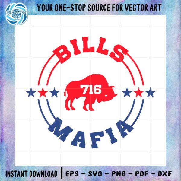 716 Bill Mafia Stars SVG NFL Buffalo Bills Graphic Design File