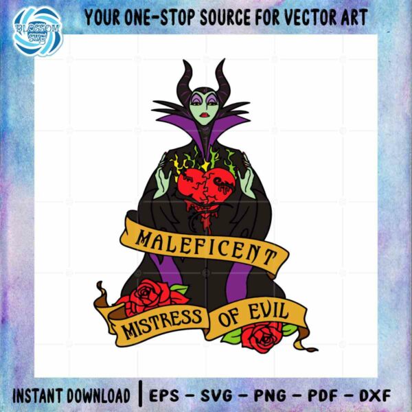 Maleficent Mistress Of Full Disney SVG for Cricut Sublimation Files