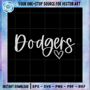 Los Angeles Dodgers SVG MLB Baseball Team Cutting Digital File