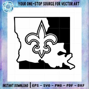New Orleans Saint Logo SVG NFL Team Graphic Design Cutting File