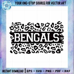Cincinnati Bengals Leopard SVG NFL Football Players Cricut Files