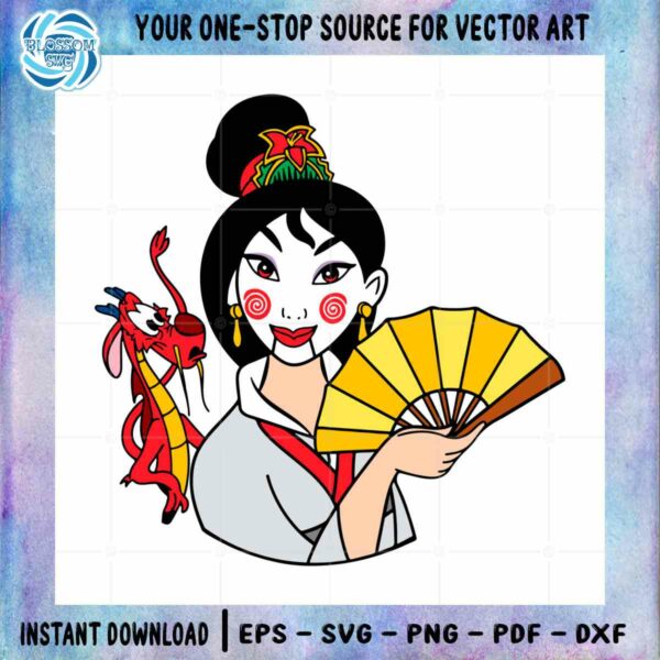 Mulan Halloween Custom SVG Scary Character Cutting Digital File