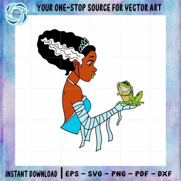 Tiana Disney Princess SVG The Princess and the Frog Cutting Digital File