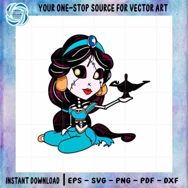 Jasmine Princess Halloween Custom SVG for Cricut Sublimation Files
