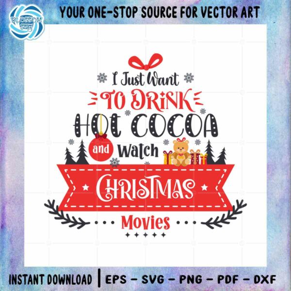 Christmas Drink Quotes Best SVG Hot Cocoa Cutting Digital Files