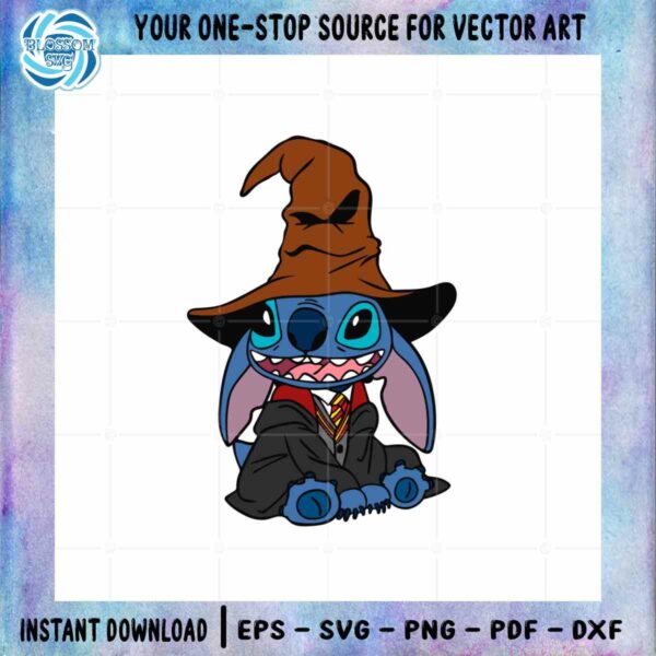Cute Stitch Halloween Witch Costume SVG Files for Cricut