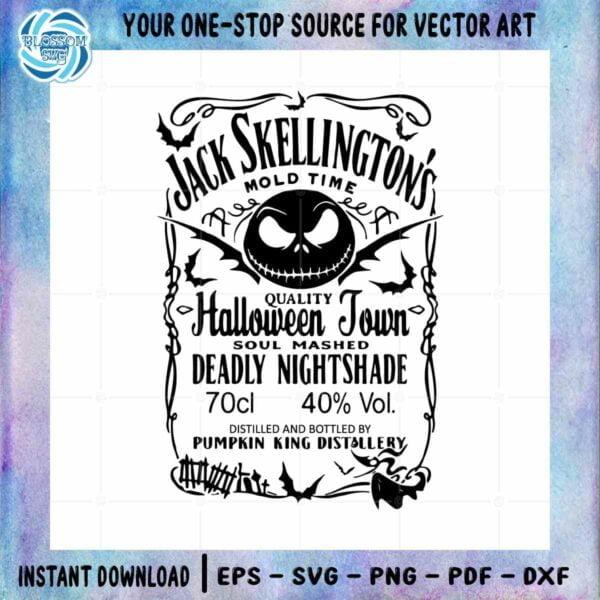 Jack Skellington Horror Movie SVG Files for Cricut Sublimation Files