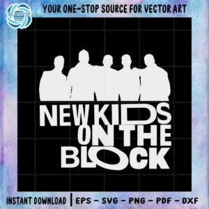 New Kids On The Block SVG Music Band Fashion Graphic Designs File