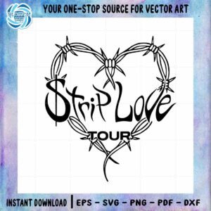 Strip Love Tour SVG Karol G Las Bichotas Best Designs Cutting Files