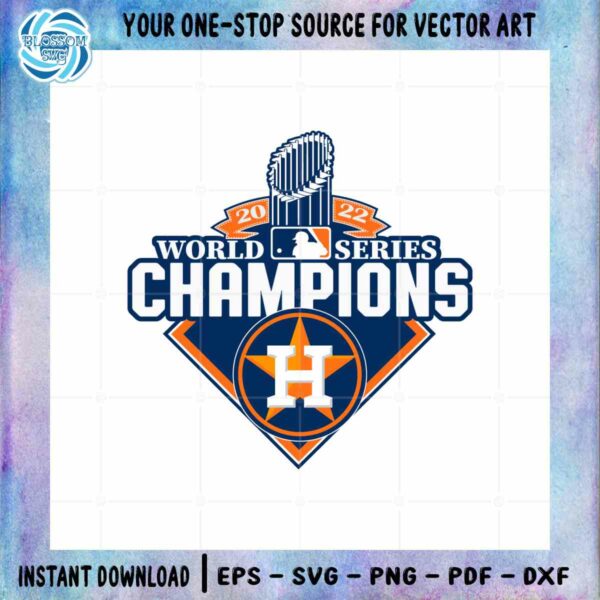 Baseball World Series Champions Houston SVG Files For Cricut