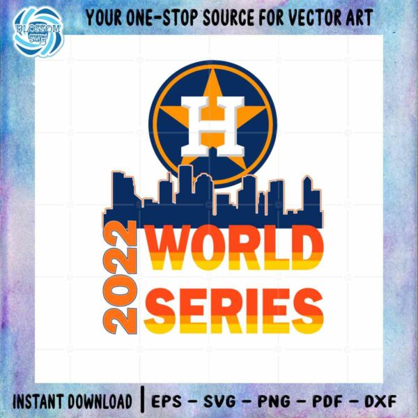 Houston Logo World Series SVG American League File For Cricut